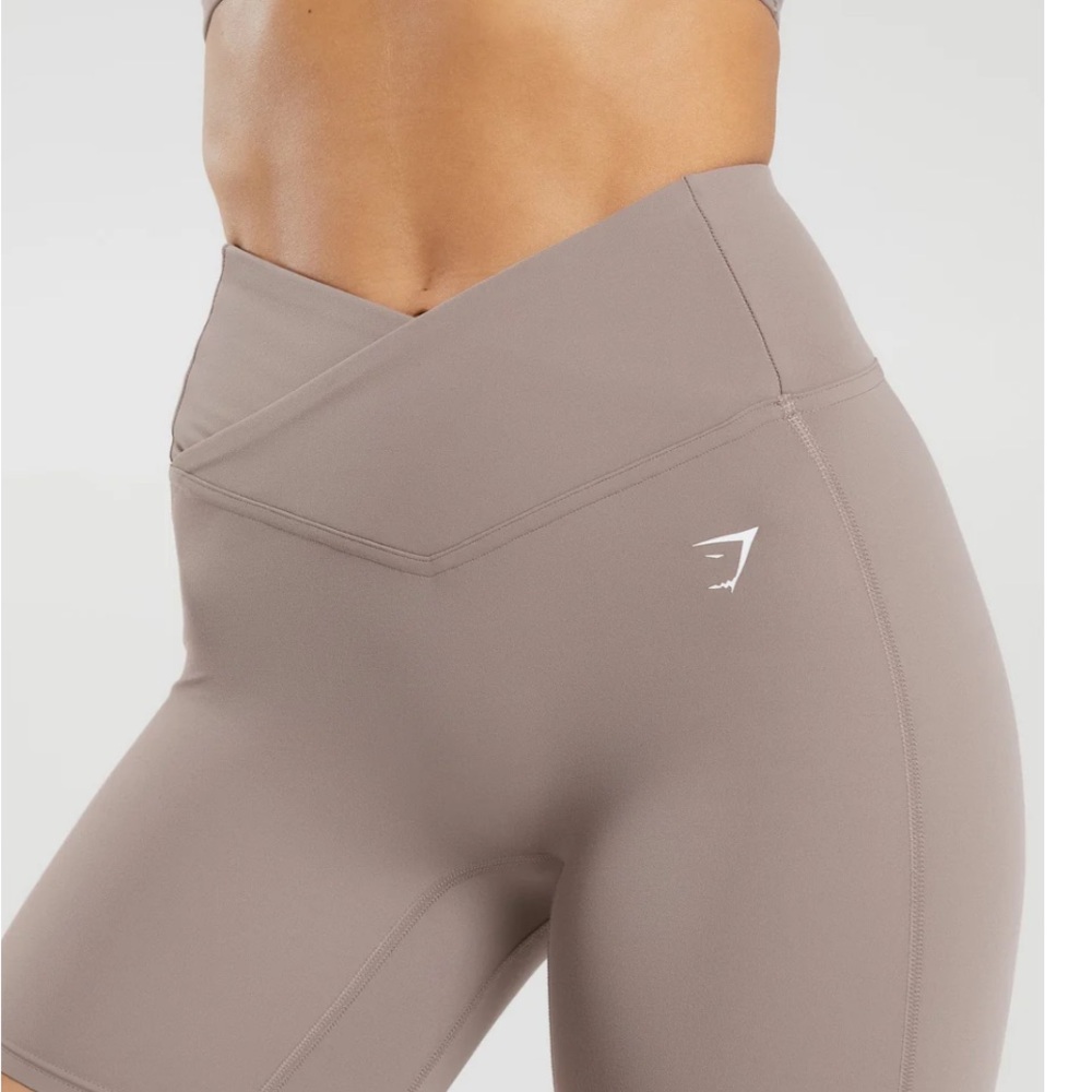GymShark SET washed mauve bra + shorts